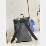 Wholesale Louis Vuitton 1:1 Replica m45913 Saumur Backpack Monogram Eclipse Canvas