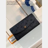 Luxury M62369 Black AAA+ Emilie Wallet Louis Vuitton Bags