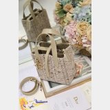 Dior Toujours Vertical Tote Bag Cannage