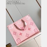 Onthego Louis Vuitton Luxury M45595 Monogram Embossed Replica Bag