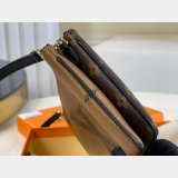 Louis Vuitton Replica Double Zip Pochette Monogram M69203 Brown