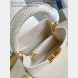 Louis Vuittons The Capucines Perfect M48865 Milky White Bag