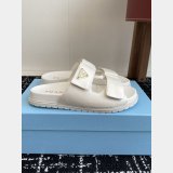 2025 Prada Padded Nappa Leather Slides