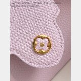 Louis Vuitton Pink Lizard Pearl Chain M48865 Capucines Bag