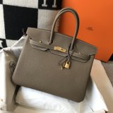 Hermes Birkin 35cm Togo leather Handbags Elephant Gray