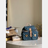 Louis Vuitton High Quality Designer Replica M44460 Denim Dackpack Bag