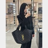 Saint Laurent Icare In Quilted Nappa Tote 858191 Black Bag
