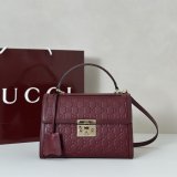 Gucci Top Quality 838998 Padlock Medium Top Handle Shoulder Bag