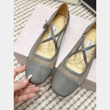 Jimmy Choo Eleri Ballerina Leather shoes