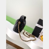 Perfect Replica Chain AP4484 Gabrielle Black Handbag