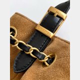 Duplicate AS5636 Suede Metiers Dart Small Shopping Bag