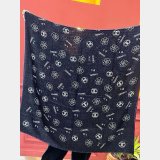 Designer Chanel Camellia Cashmere Scarf Top