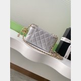 Shops 7 Star Chain Vanity AP3940 Lambskin Bag