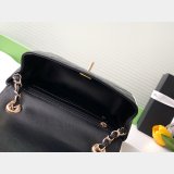 Fake 7 Star Mini Lambskin Flap Quality AS5151 Black Bag