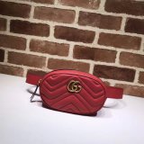 Best 476434 Gucci GG Marmont matelassé leather belt bag