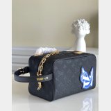 Louis Vuitton High Quality Replica M58515 LVxNBA Cloakroom Dopp Kit Travel Black