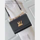 Louis Vuitton 1:1 Mirror M11723 Twist Copy Epi Black/White Bags