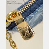 Louis Vuitton LV x TM Key Pouch Monogram Denim M14938 Replica Bag