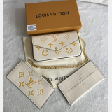 Replica Louis Vuittons M80498 Pochette Félicie Cuir Monogram Empreinte