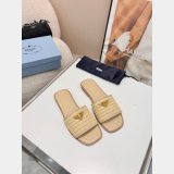 7 Star Prada Raffia Slides