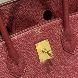 Hermes Birkin 35cm Togo leather Handbags Burgundy