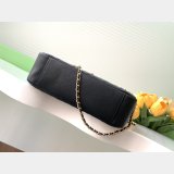 Replica AS5215 Shopping Tote Shiny Black 7 Star Bag