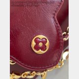 Louis Vuitton Capucines Burgundy Oil Wax M48865 Bag