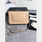Top Quality WOC CHAIN BAG 19cm Lambskin