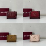 Gucci Wholesale 818795 Blondie Card Case Leather Wallets