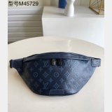 Louis Vuitton Replica China M45729 Discovery Bumbag PM Monogram Shadow Blue Bags