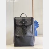 Wholesale Louis Vuitton 1:1 Replica m45913 Saumur Backpack Monogram Eclipse Canvas