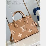 TOP lV Onthego PM Tote Bag Bicolour Monogram Empreinte Leather