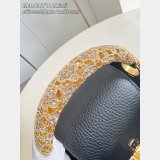 Louis Vuitton Capucines Mini M14177 Black Luxury Handbags