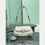 Luxury Prada 1BD345 Flap Calf Leather Shoulder Bag