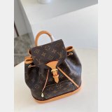 UK Louis Vuitton Best Montsouris Backpack Mini M51137 Brown Canvas