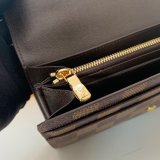 AAA+ LV N60114/N63209 Sarah Wallet Damier Ebene