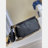 Louis Vuitton Cheap M57631 Black Pochette Accessories Monogram