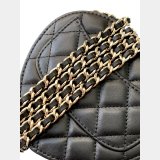 Quality Micro AP2784 Heart Clutch With Chain Bag