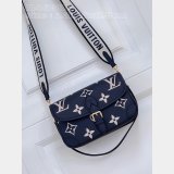 Wholesale Cheap Replica Sunglasses  Diane Navy Fashion M47161 Louis Vuitton Knockoff Bag