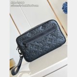 Louis Vuitton Pochette Kasai Pouch M14910 Luxury Monogram Shadow Black