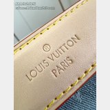 Louis Vuitton M13285 Side Trunk MM Bag Luxury Monogram Denim Grey