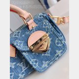 Nano Speedy Louis Vuitton Replicas M82950 Monogram Denim Bag