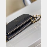 Louis Vuitton Cheap M57631 Black Pochette Accessories Monogram