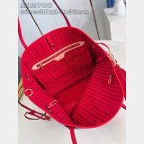 The Best Quality Louis Vuitton Neverfull M12708 Red Replica Bags