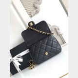 High Quality AP5147 Shiny Grained Gold-tone Bag