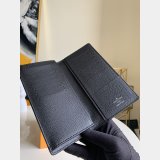 M61697/N62665/M66540 Brazza Wallet Monogram Eclipse Damier Graphite LV Replica