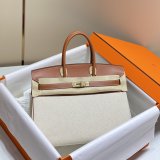 Hermes Birkin 35cm Canvas Swift Handbags