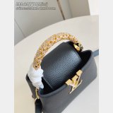 Louis Vuitton Capucines Mini M14177 Black Luxury Handbags