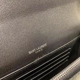 Replica black Saint Laurent YSL Monogram Logo Fanny Pack