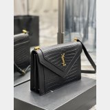 YSL Best Knockoff 668863 Gaby Satchel Quilted Shoulder Black Bag